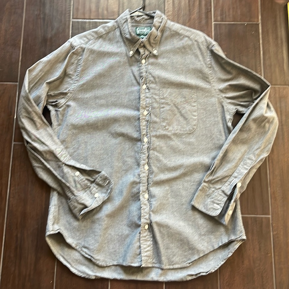 Gitman Bros Vintage - Charcoal OCBD - L - Made in USA